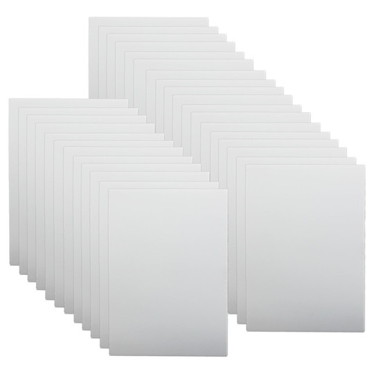 3/16'' Foam Board, 32'' x 40'', White, Bulk Pack of 25