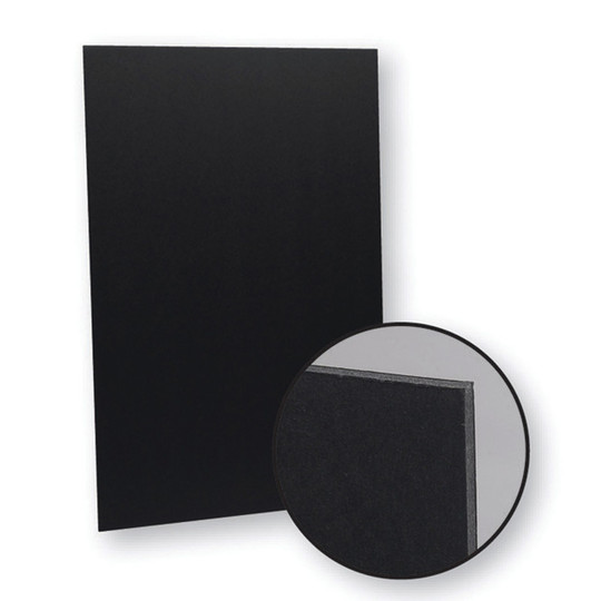 Foam Board, Black, 20'' x 30'', Pack of 10