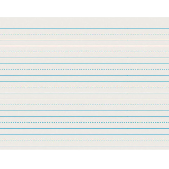 Newsprint Handwriting Paper, Skip-A-Line, Grade 2, 3/4'' x 3/8'' x 3/8'' Ruled Long, 11'' x 8-1/2'', 500 Sheets