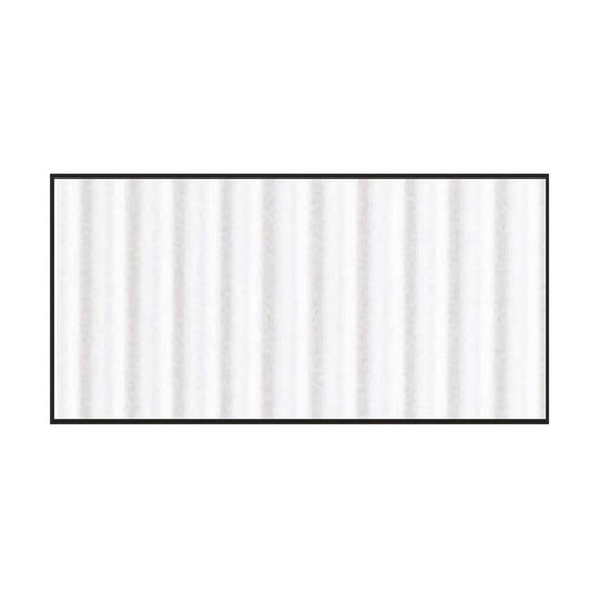 Corrugated Paper, White, 48'' x 25', 1 Roll