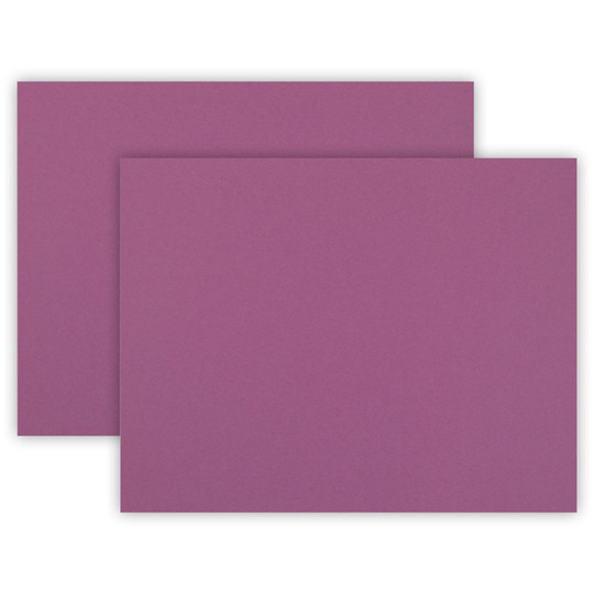 4-Ply Railroad Board, Magenta, 22'' x 28'', 25 Sheets Per Pack, 2 Packs