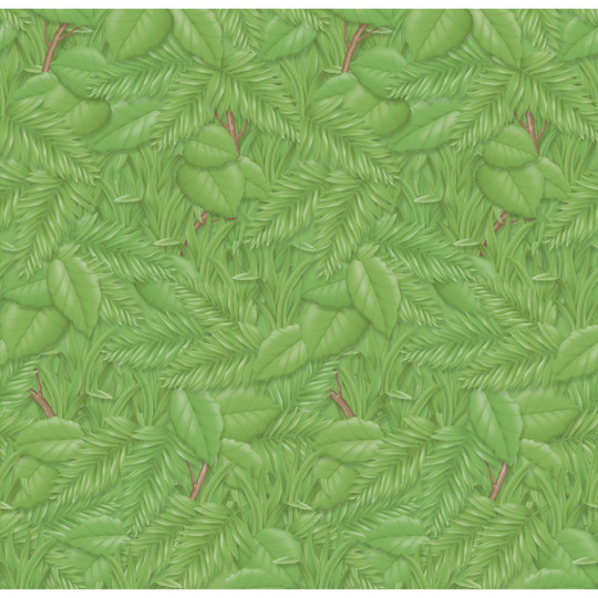 Bulletin Board Art Paper, Tropical Foliage, 48'' x 50', 1 Roll
