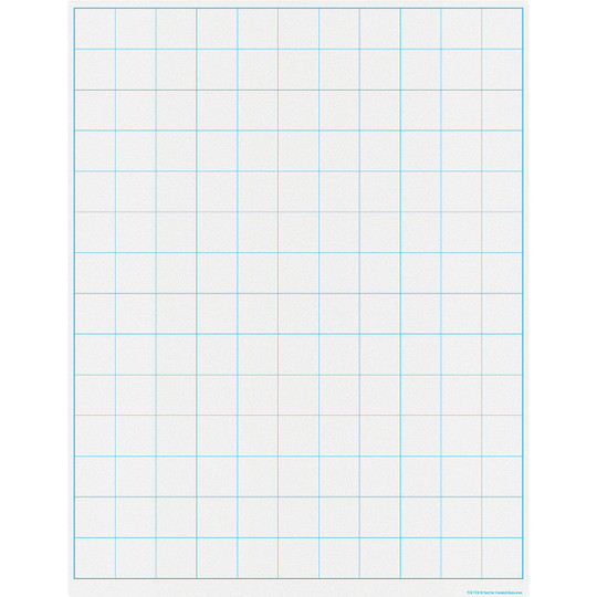 Graphing Grid 1-1/2 Inch Squares Write-on/Wipe-off Chart