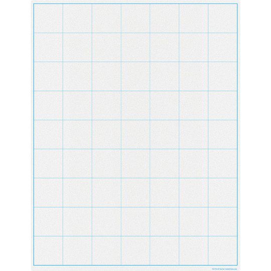 Graphing Grid Large Squares Write-on/Wipe-off Chart