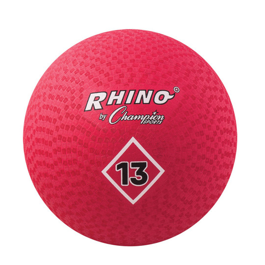 Playground Ball, 13'', Red
