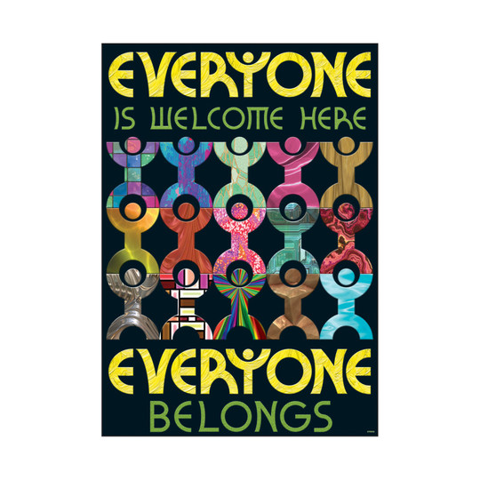 Everyone is welcome her. RGUS Poster, 1. 375'' x 19''