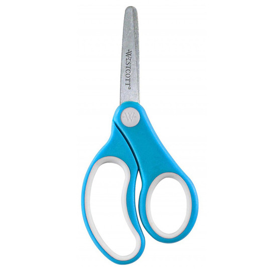 Soft Handle 5'' Kids Scissors, Blunt, Assorted Colors (No Color Choice)