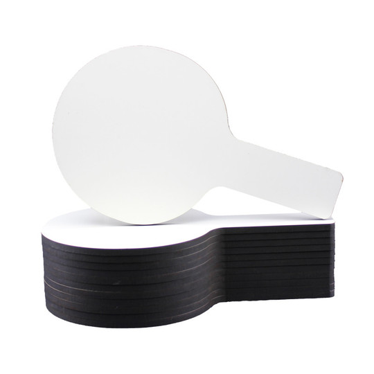 Mini Dry Erase Answer Paddles, 5'' x 9'', Class Pack of 12