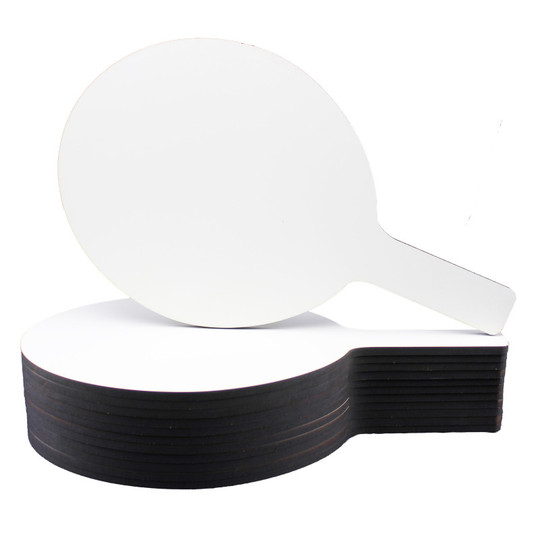 Oval Dry Erase Answer Paddles, 7'' x 12'', Pack of 12
