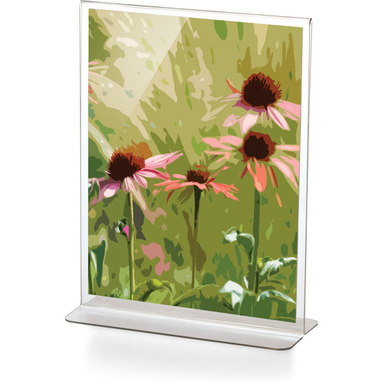 Upright Sign Holder, Vertical .5in W 11in H