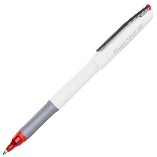 FLOATUNE Rollerball, .8mm, Medium Line, Red Ink, 1 Dozen