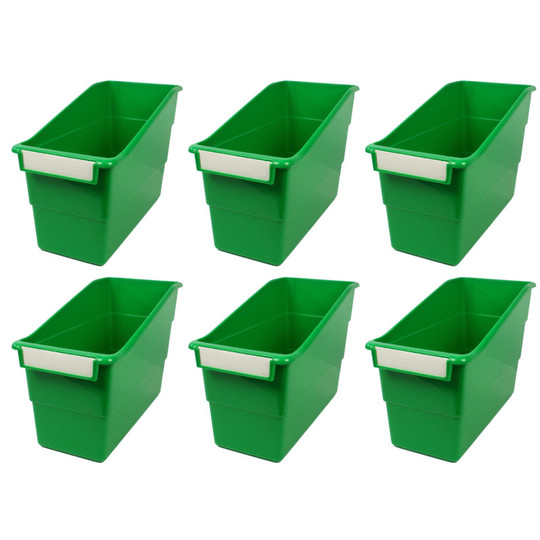 Tattle Shelf File, Green, Pack of 6