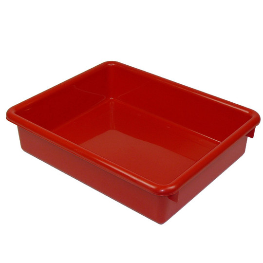 Stowaway 3'' Letter Tray no Lid, Red