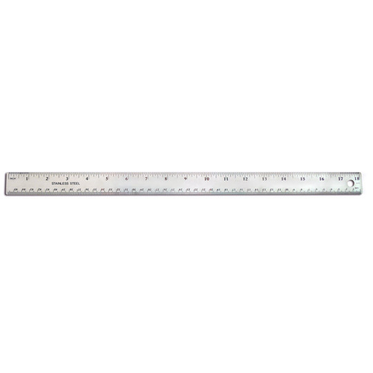 Stainless Steel Ruler, 18''