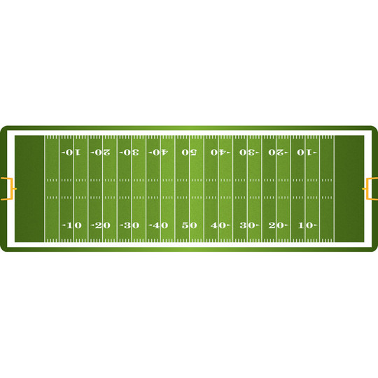 The Original Fun Mat, Mat Runner, 1. 5'' x 47'', Football Field