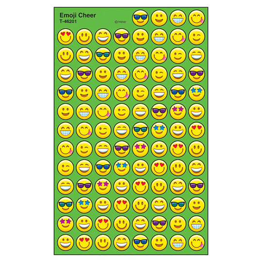 Emotion Icon Cheer superSpots Stickers, 800 ct