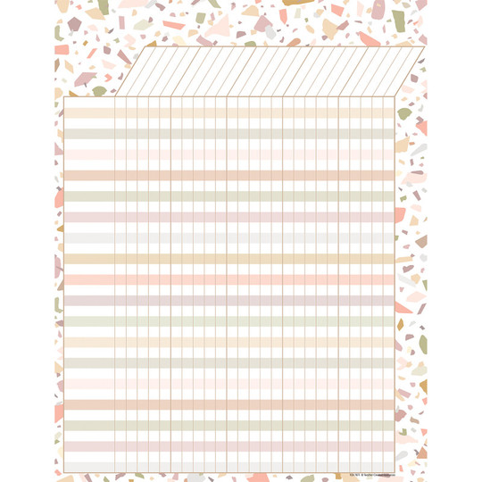 Terrazzo Tones Incentive Chart, 17'' x 22''