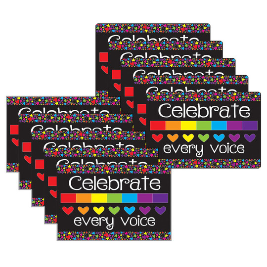Computer Mouse Pad, 8'' x 10'', Celebrate Every Voice, Pack of 10