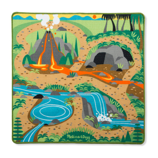 Prehistoric Playground Dinosaur Rug