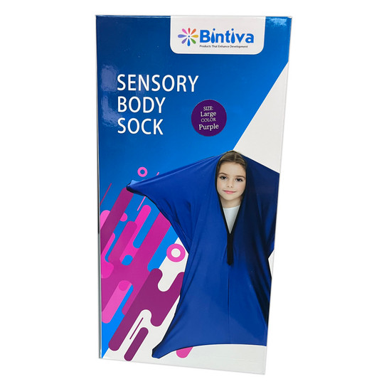 Sensory Sock, Purple, Large, Ages 8-11