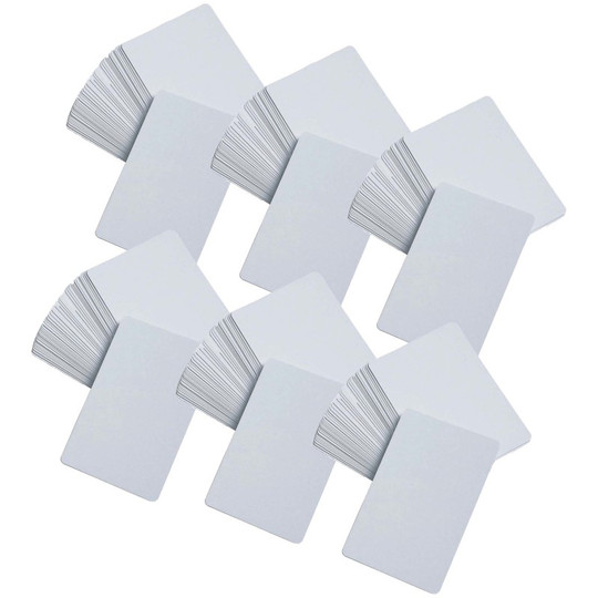 Blank Playing Cards, 50 Per Pack, 6 Packs