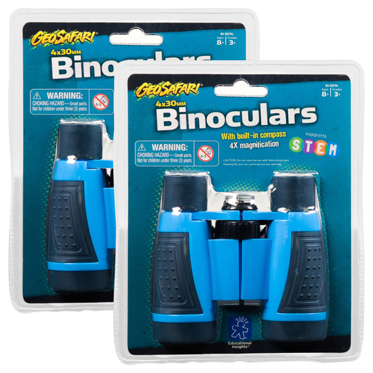 GeoSafari Compass Binoculars, Pack of 2