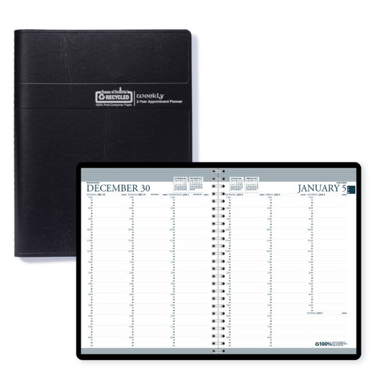 Professional Weekly Planner, 24 Months, January-December