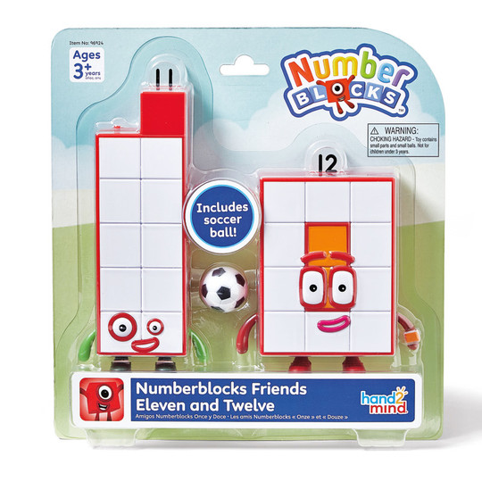 Numberblocks Friends Eleven and Twelve Figure Pack
