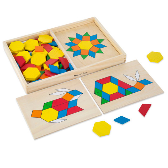 Wooden Pattern Blocks & Boards