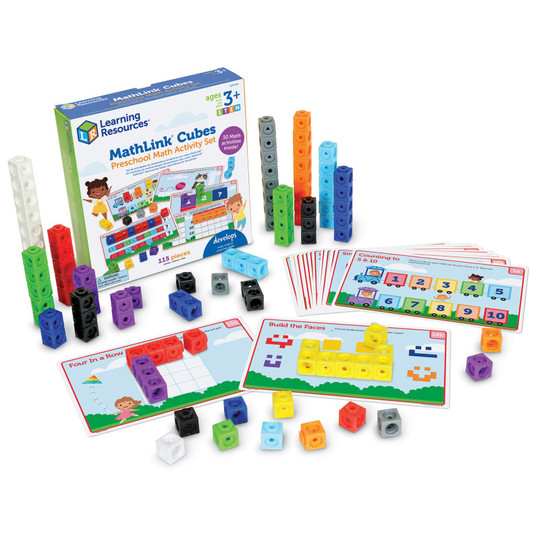 Mathlink Cubes Preschool Math Activity Set