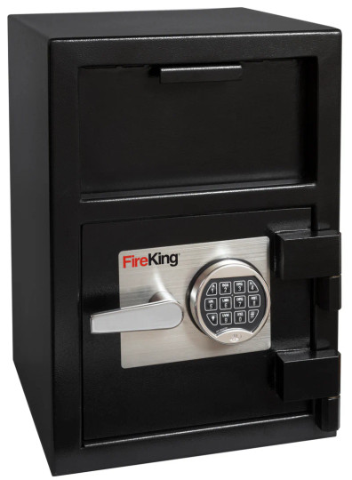 FireKing Depository Safe - Front Loading Drop Slot - Electronic Lock - SB2414-BLELMS