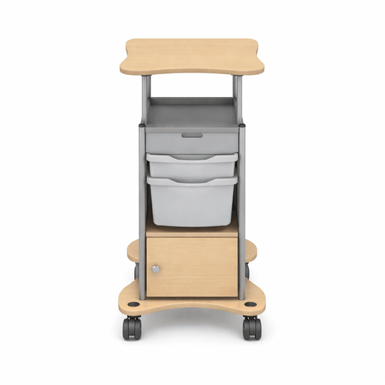 Gratnells MyBASE Plus Mobile Teacher Cart with Lockable Storage Cabinet MYBT44D20