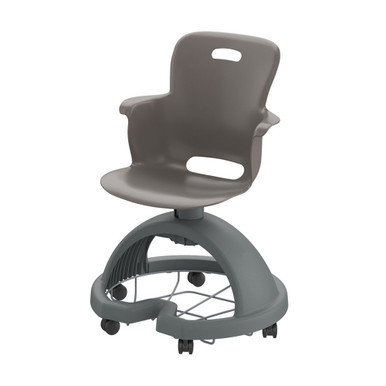 Storm Ethos 18-Inch Storage-Base Swivel Chair with Backpack Storage and Hard Casters (25 in W x 20 in D 