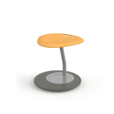 Orange DISCO Cantilever Active Learning Stool (18 in W x 18 in D x 18 in H)