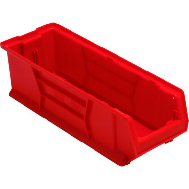 Red Jumbo Ultra Bin 23.88'' W x 8.25'' D x 7'' H - Case of 6 (23.875 in W x 7 in D x 8.25 in H)