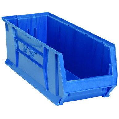 Blue Hulk Container 29.88'' W x 11'' D x 10'' H - Case of 4 (29.875 in W x 10 in D x 11 in H)