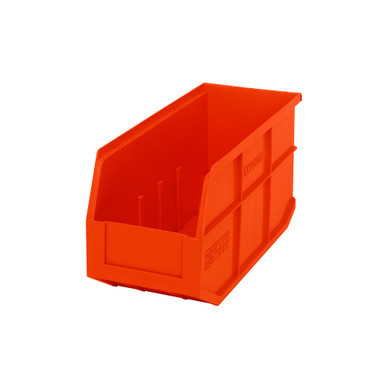 Orange Stackable Shelf Bin 14'' L x 6'' W x 7'' H Case of 6 (14 in W x 7 in D x 6 in H)