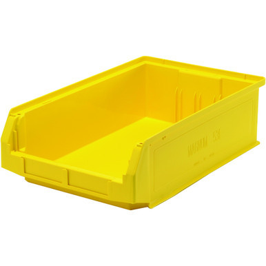 Yellow Magnum Series Bin 19.75'' L x 12.38'' W x 5.88'' H Case of 6 (19.75 in W x 5.875 in D x 12.625 in H)