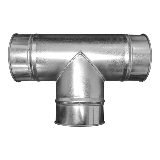 10-inch clamp-together galvanized steel duct T-branch