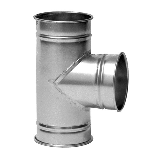 6 inch stainless steel quick-fit T-branch duct fitting