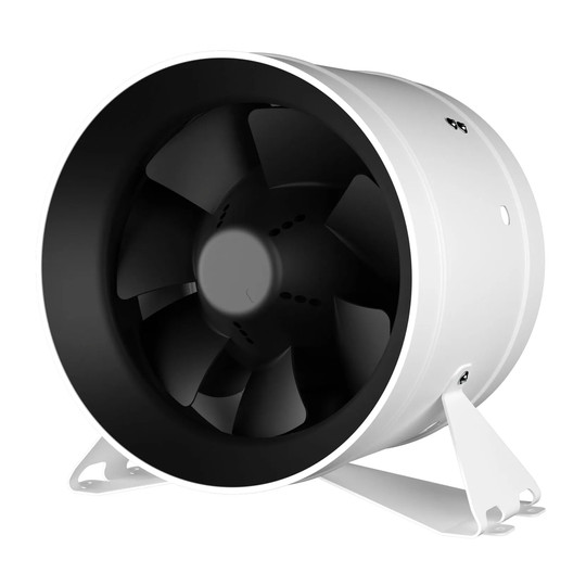 6-inch variable-speed duct fan with digital controller