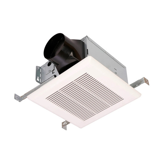 White 100 CFM ultra-quiet bathroom exhaust fan