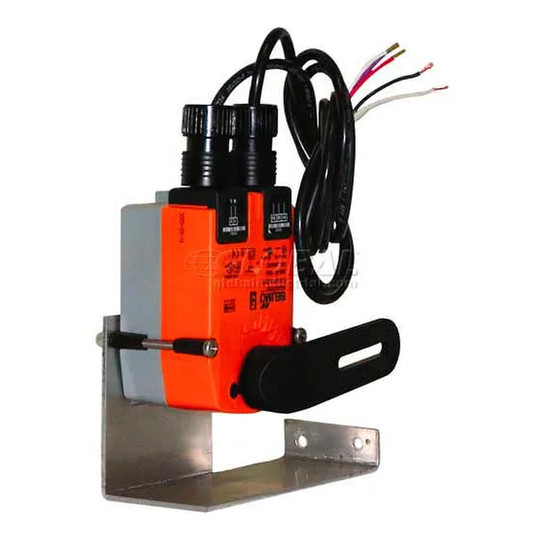 Motor pack for motorizing a combination louver and damper
