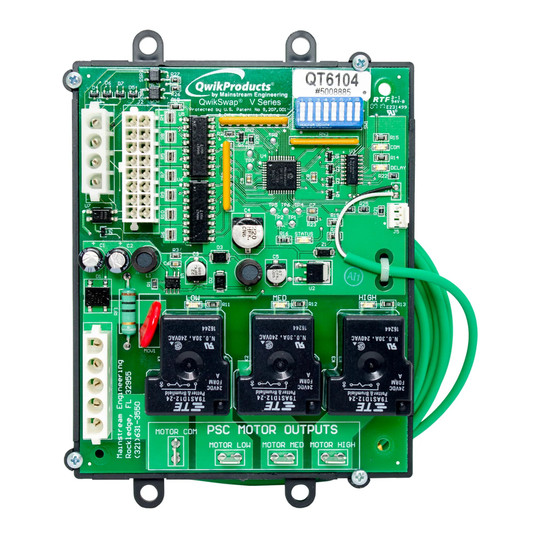 Universal variable airflow ECM replacement board