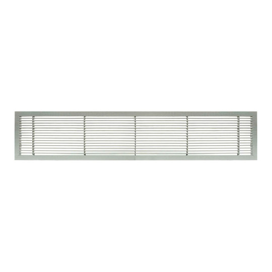 6 x 14 inch fixed-bar aluminum supply and return air grille