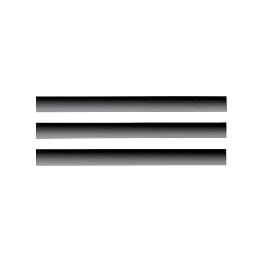 White aluminum linear slot diffuser for a 14 x 6 duct opening