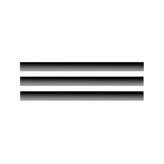 White aluminum linear slot diffuser for a 16 x 6 duct opening