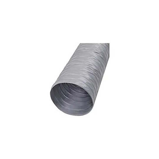 Gray 14-inch non-insulated flexible HVAC duct