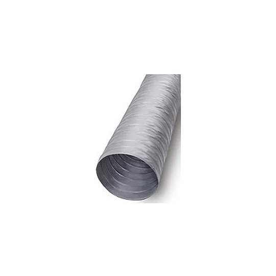 Gray 10-inch non-insulated flexible HVAC duct
