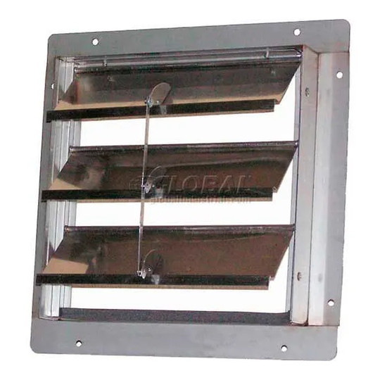 20-inch 304 stainless steel wall exhaust shutter